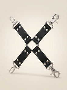 Cross Restraint Hand & Foot Cuffs – Adjustable Metal Statement Accessory