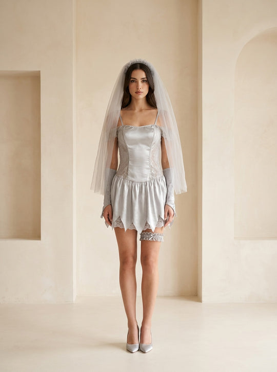 Mystic Veil Halloween Costume - Enchanting Spiritual Love Art Outfit