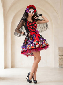 Day of the Dead Diva – Vibrant Dia de los Muertos Costume