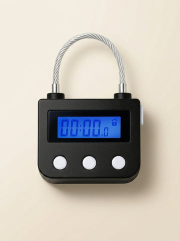 Smart Timer Bondage Lock – Digital Delay Padlock for Chastity & Restraint Play