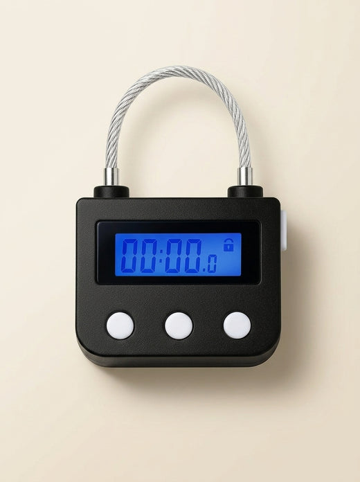 Smart Timer Bondage Lock – Digital Delay Padlock for Chastity & Restraint Play