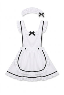 Elegant Maid Costume Dress with Accessories - StylinArts