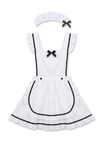 Elegant Maid Costume Dress with Accessories - StylinArts