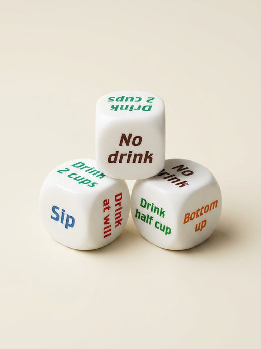 Roll & Sip Drinking Game Dice Set