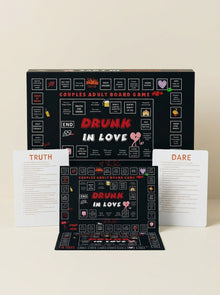 Couples Adult Board Game Set – Romantic Truth or Dare & Drinking Games