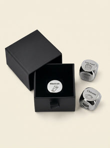 Stainless Steel Food Decision Dice – What to Eat Game in Gift Box