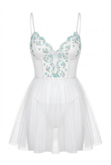 Fleur Veil Babydoll Set