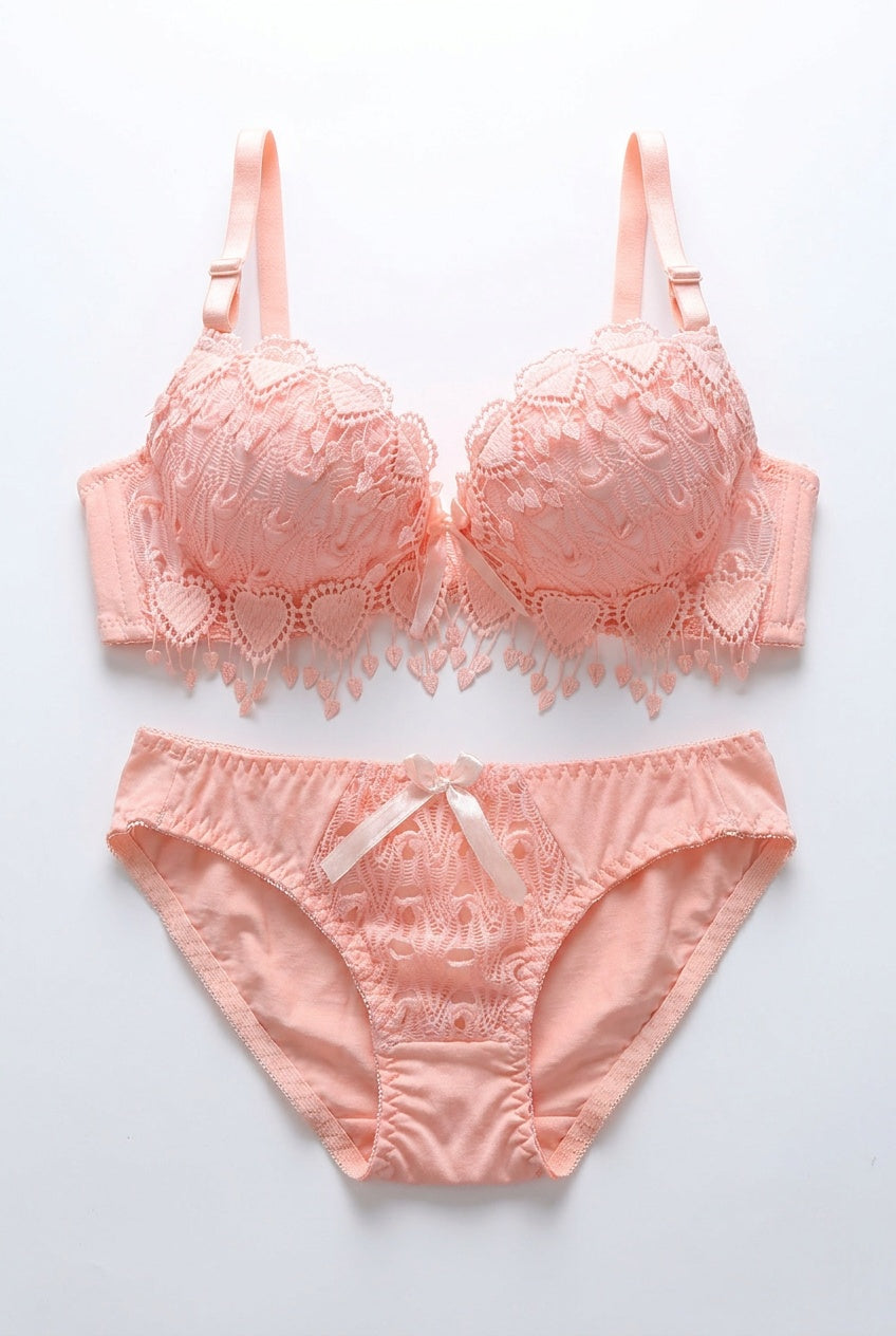 Aurora Embroidered Lingerie Set