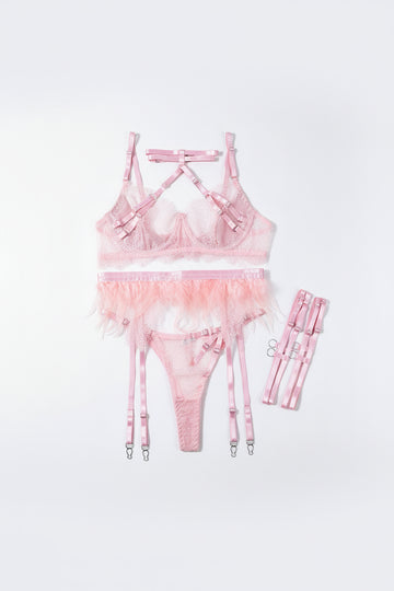 Aureline Lattice Chain Bustier-Lotus-L-Basques-StylinArts