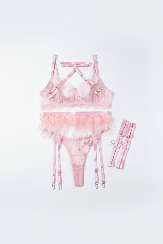 Aureline Lattice Chain Bustier-Lotus-L-Basques-StylinArts