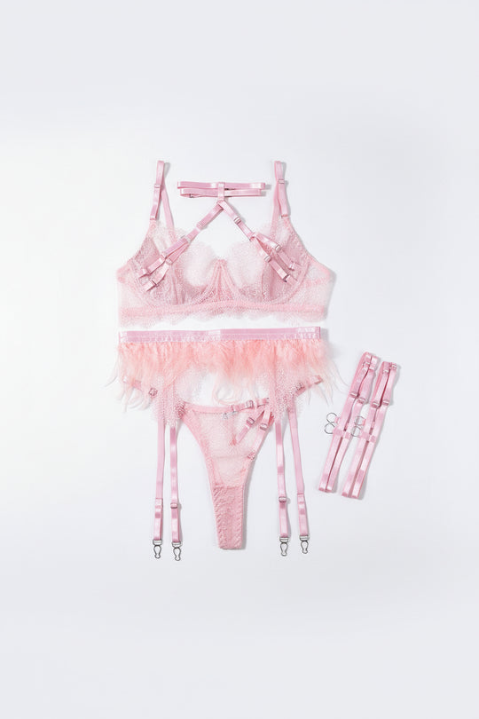 Aureline Lattice Chain Bustier-Lotus-L-Basques-StylinArts