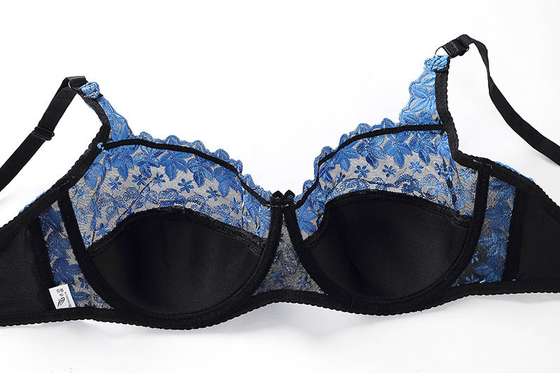 Celestina Lace Bra-Blue-100C-Bra-StylinArts
