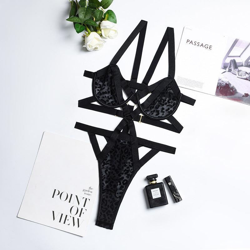 Seravine Velvet Cutout Bodysuit-Black-L-Bodies & Teddies-StylinArts