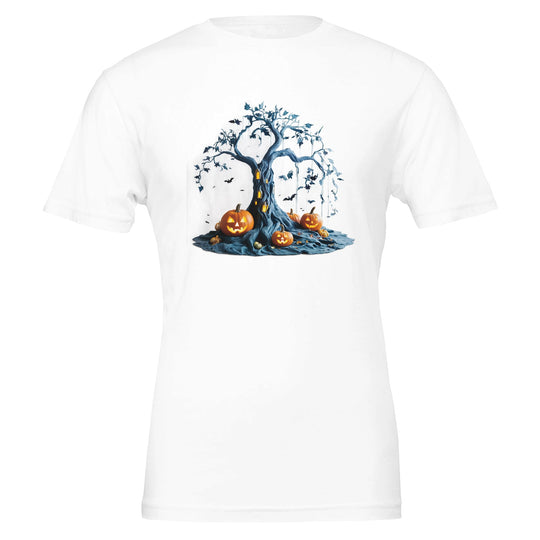 Premium Unisex Crewneck T-shirt | Bella + Canvas 3001 White-Print Material-StylinArts
