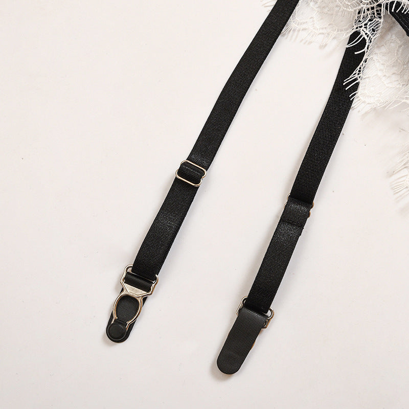 Vivienne Noire Lace Ensemble-Black-L-Basques-StylinArts