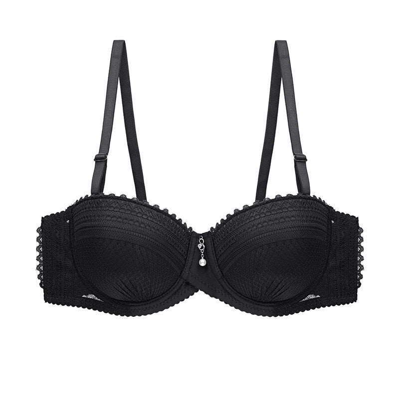 Perla Lace Bra-Black-34B-Bra-StylinArts