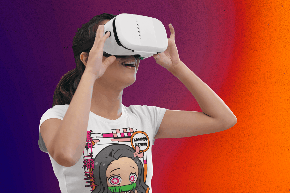 ANIME KAMADO NEZUKO T-shirt-White-S-Regular Fit Tee-StylinArts