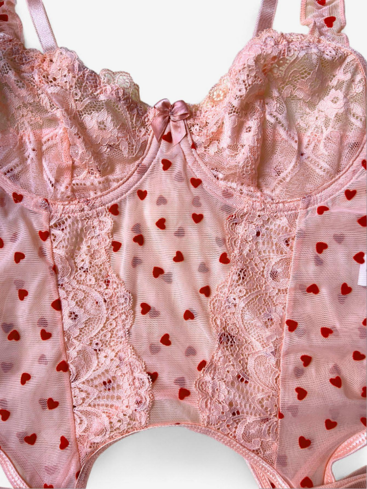 Noir Amour Lace Bodysuit-Black-L-Basques-StylinArts