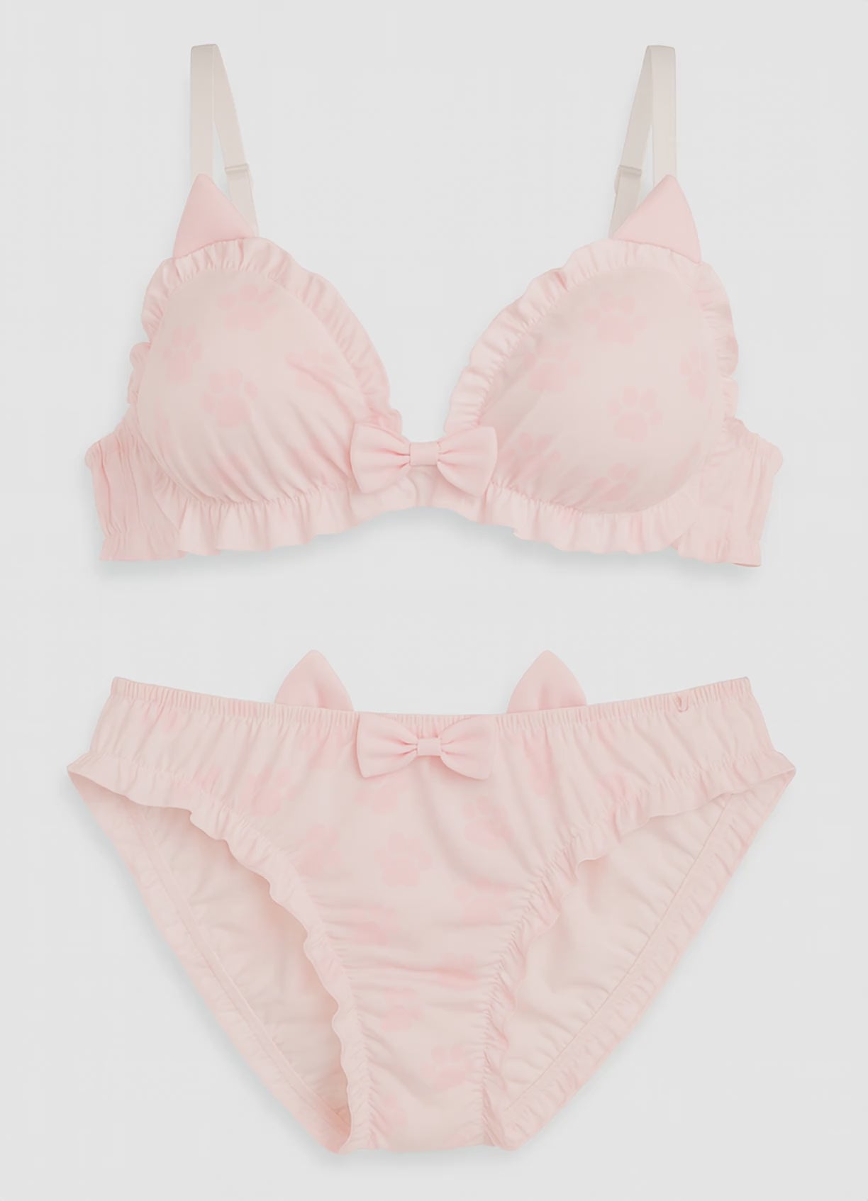 Amoria Ruffle Print Lingerie Set