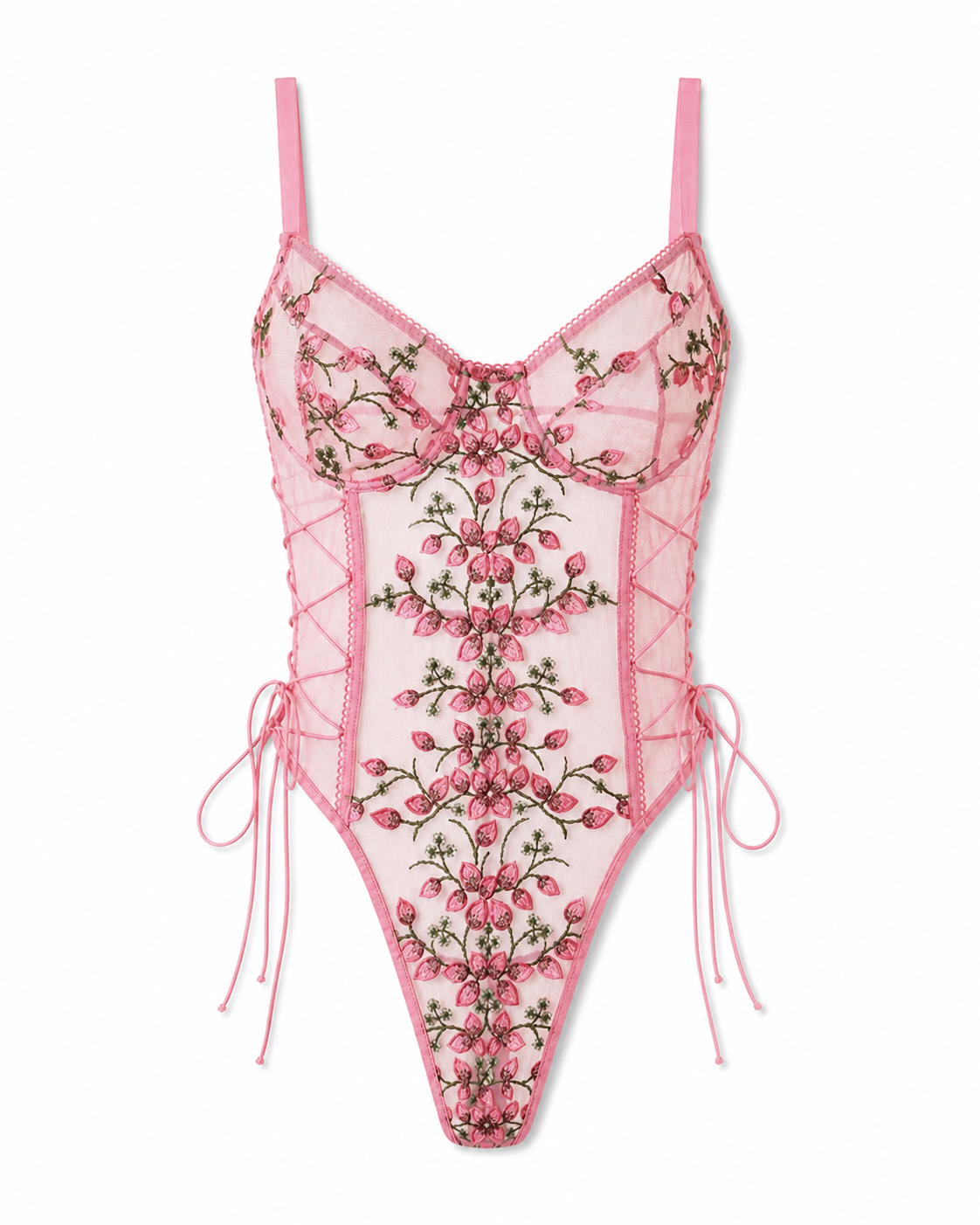 Lunaria Embroidered Bodysuit