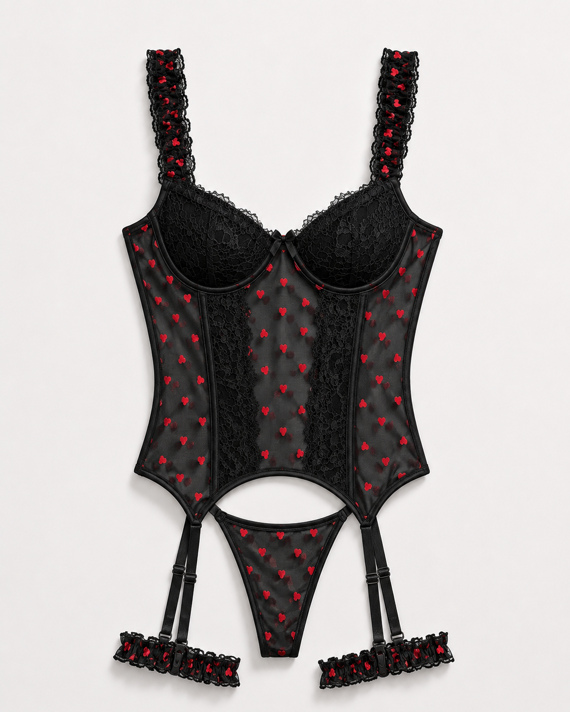 Noir Amour Lace Bodysuit