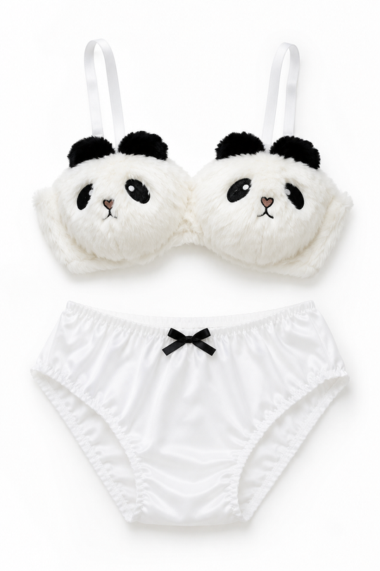 Noelle Plush Panda Lounge Set