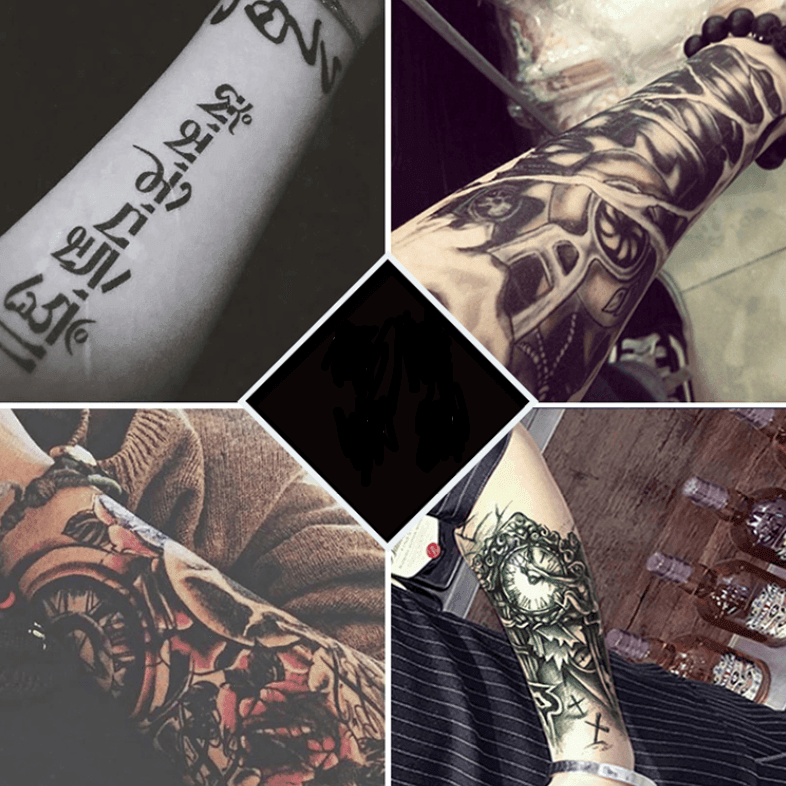 Ink Art Appliqué - Tattoo Sticker-Ink Art Styles-StylinArts