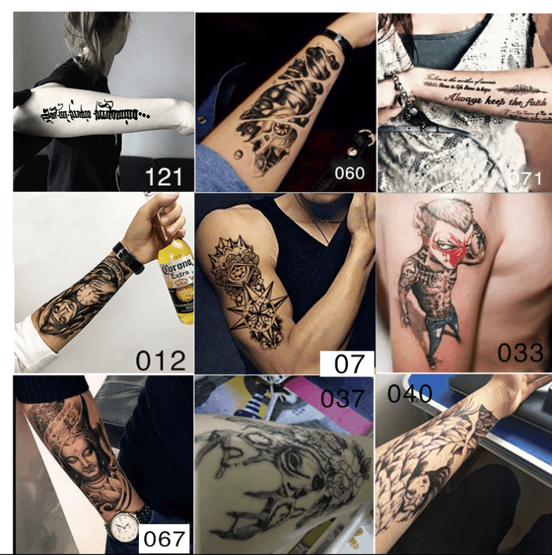 Ink Art Appliqué - Tattoo Sticker-Ink Art Styles-StylinArts