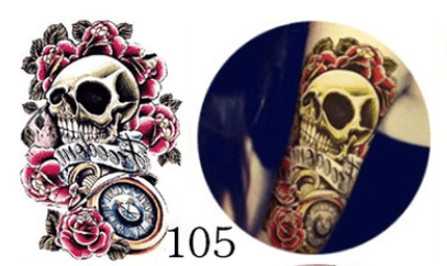 Ink Art Appliqué - Tattoo Sticker-Ink Art Styles-StylinArts