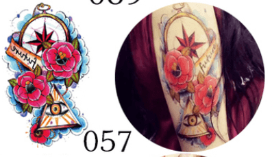 Ink Art Appliqué - Tattoo Sticker-Ink Art Styles-StylinArts