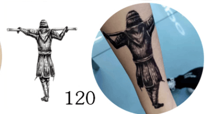 Ink Art Appliqué - Tattoo Sticker-Ink Art Styles-StylinArts