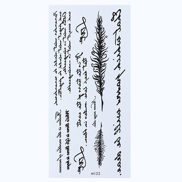 Fashionable Waterproof Arm Tattoo Stickers-Ink Art Styles-StylinArts