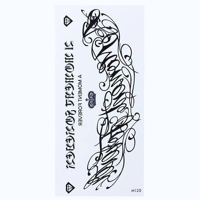 Fashionable Waterproof Arm Tattoo Stickers-Ink Art Styles-StylinArts