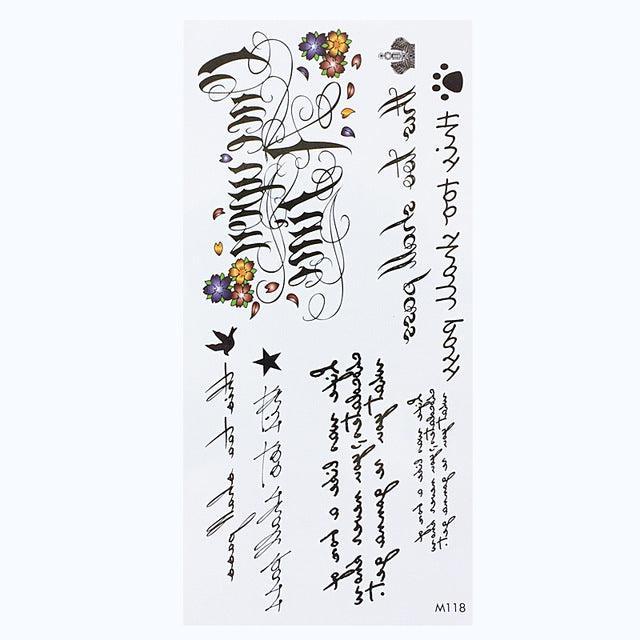 Fashionable Waterproof Arm Tattoo Stickers-Ink Art Styles-StylinArts