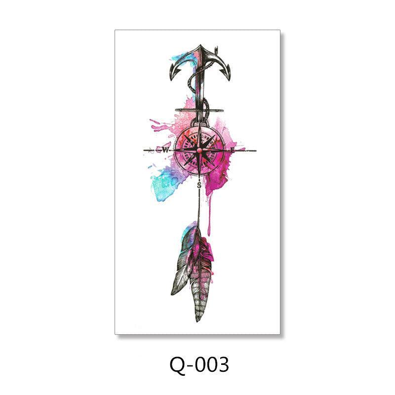 Flower Arm Tattoo Sticker-Ink Art Styles-StylinArts
