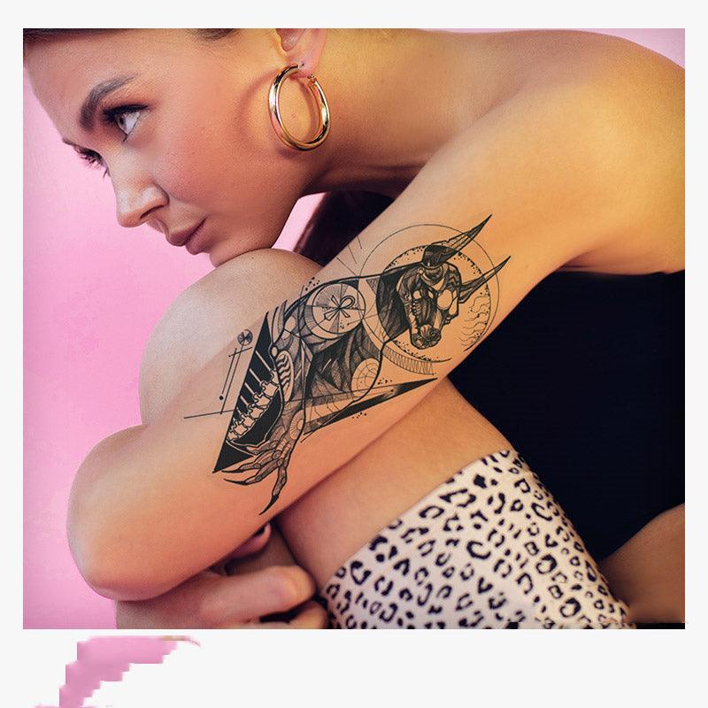 Women's Waterproof Enduring Beauty Tattoo Decals-Ink Art Styles-StylinArts