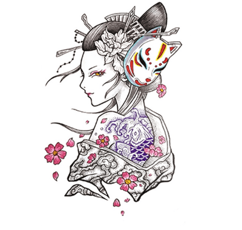 Decorative Tattoo Transfer-Ink Art Styles-StylinArts