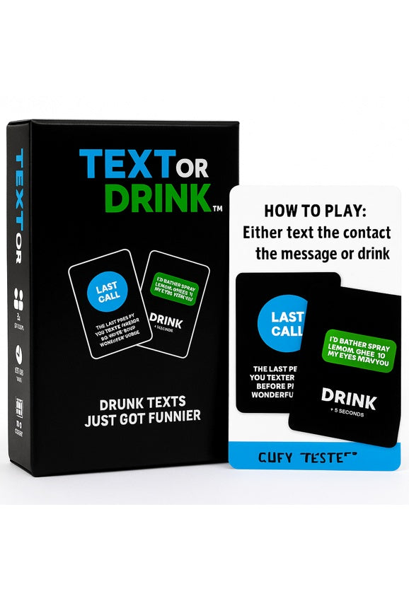 Text or Drink – The Wild Party Game Where Your Contacts Aren’t Safe