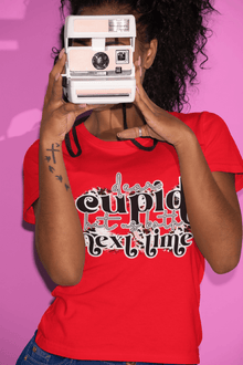 Dear Cupid, Hit Us Both Next Time T-Shirt – Punk Anti-Valentine’s Grunge Tee