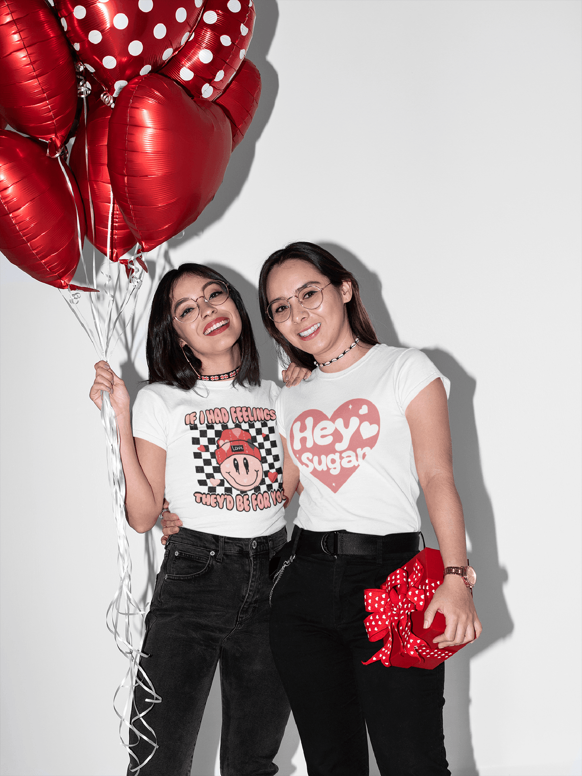 IF I HAD FEELINGS T-shirt-White-S-Regular Fit Tee-StylinArts