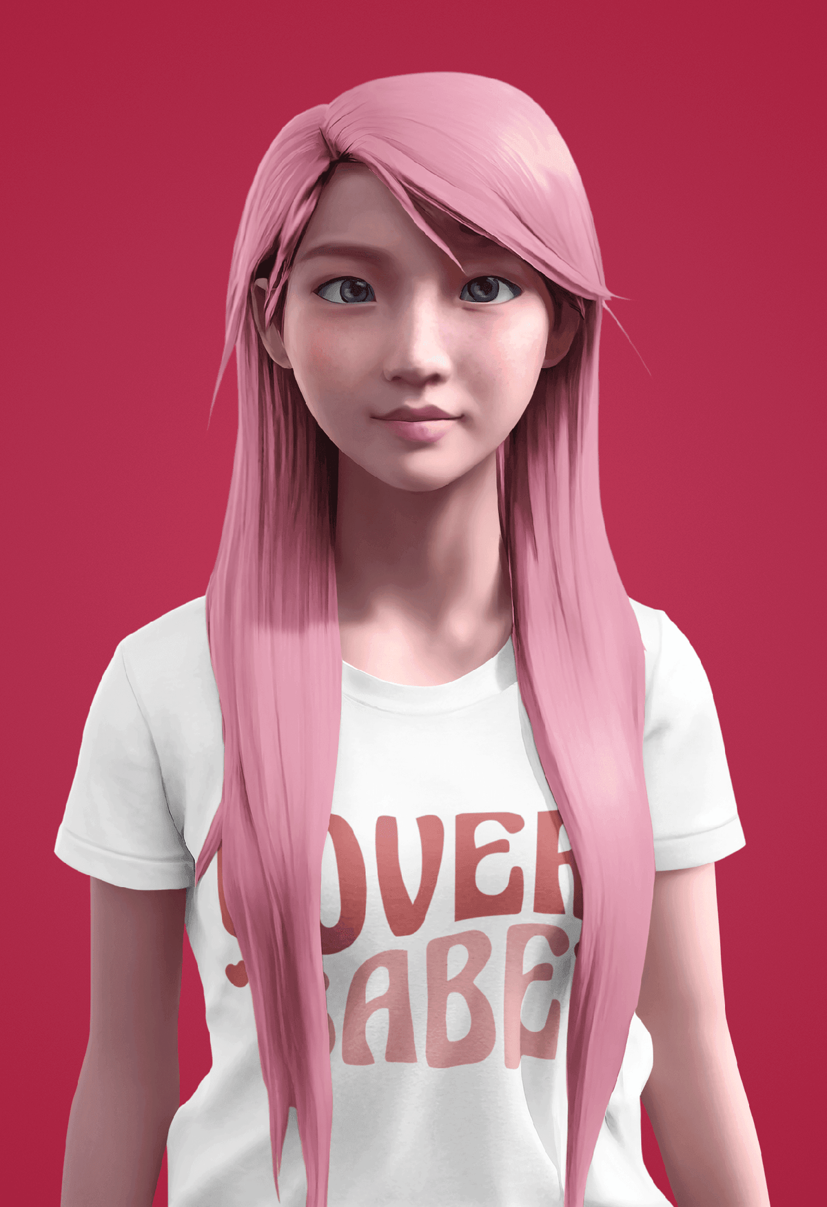 Lover Babe Retro Valentine’s Day Tee-White-S-Regular Fit Tee-StylinArts