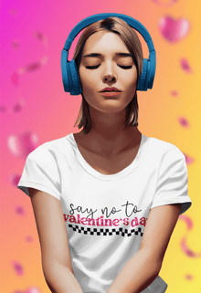 Say No to Valentine's Day Tee – Rebellious Love Drop