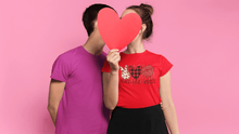 Peace Love Kisses Valentine Tee