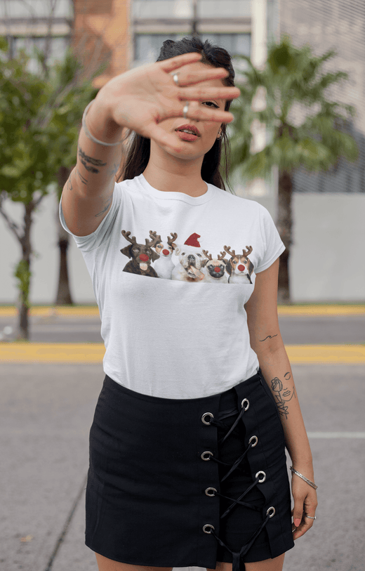 Winter Wonderland T-Shirt-White-S-Regular Fit Tee-StylinArts